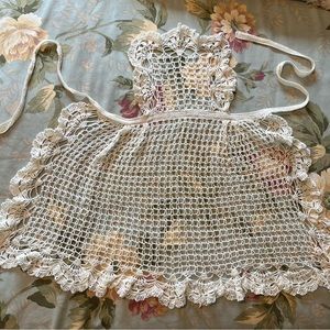 Vintage Crochet Apron